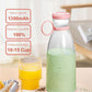 Cordless Blender Bottle with Stainless Steel Blades and Magnetic Charging, 350ml