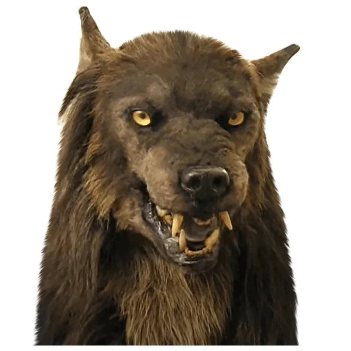 Wolf Mask with Realistic Sculpting and Breathable Fit, Silicone Full Head for Halloween