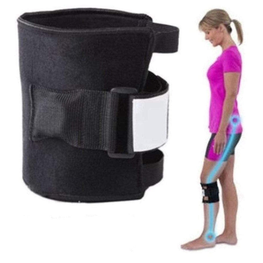 Leg Brace with Targeted Acupressure Pad and Adjustable Strap for Lower Back Tension