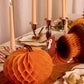 Paper Accordion Fall Decorations with Turkey and Pumpkin Designs, 4-Piece Set