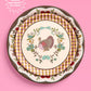 Iridescent Harvest Paper Plates with Dual Sizes and Mixed Patterns, 32 Count