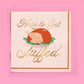 Turkey Cocktail Napkins with Gold Foil Accents and Cream Base, 50-Count Set