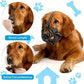 Dog Muzzle with Adjustable Head and Jaw Straps for Reactive Behavior