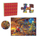 Puzzle Advent Calendar with 1008 Pieces and 24 Daily Boxes, Winter Scene