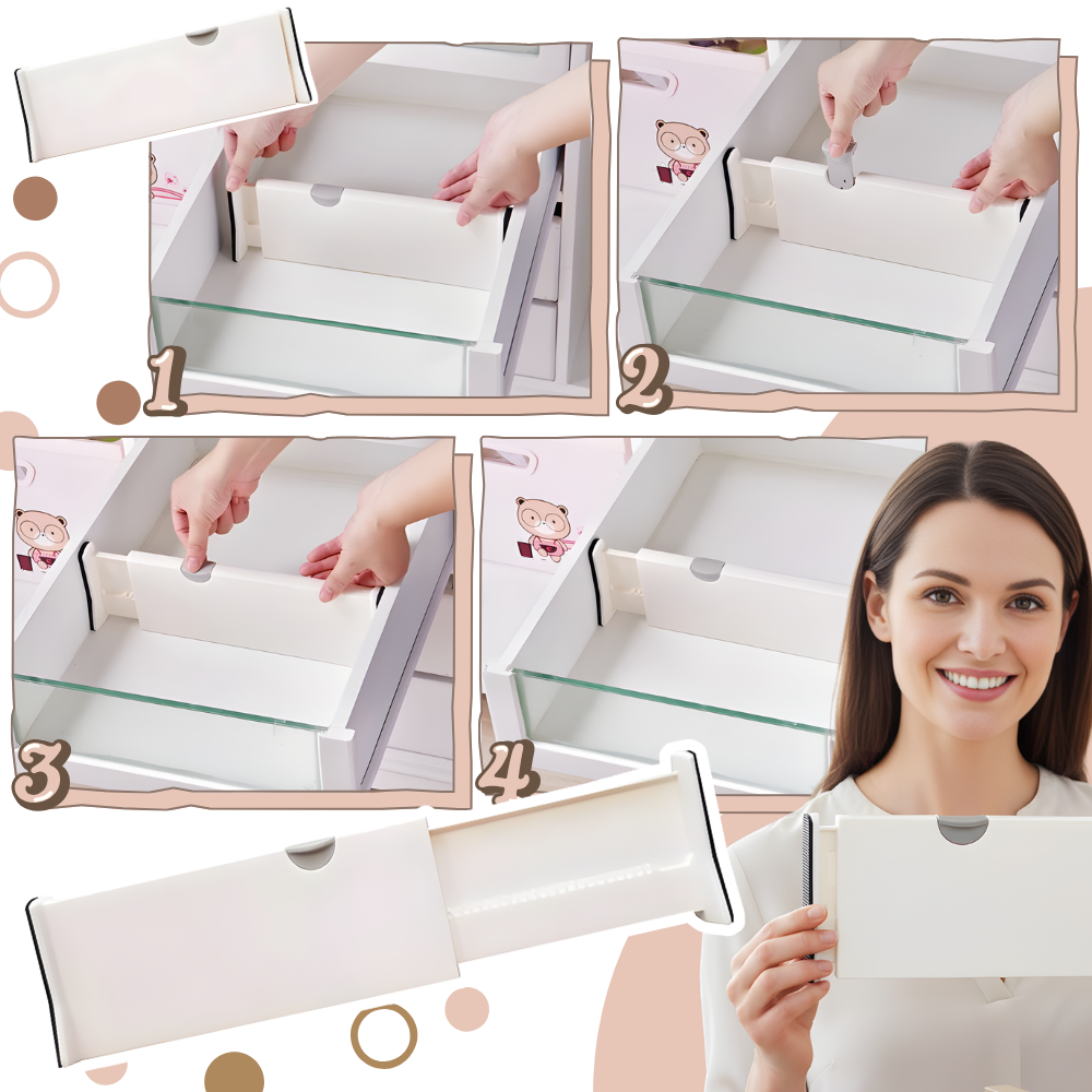 Sleek Tidiness Drawer Divider - Ozerty