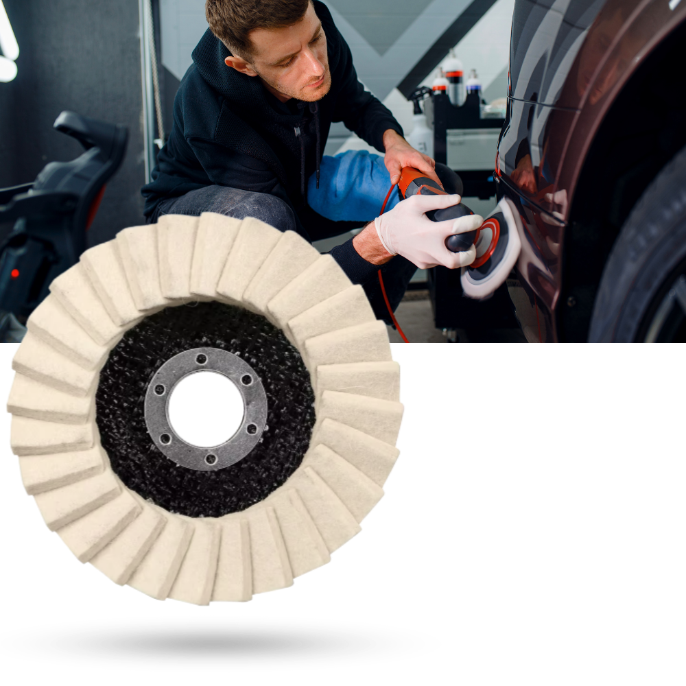 Smooth Flawless Shine Wool Polishing Wheel - Ozerty
