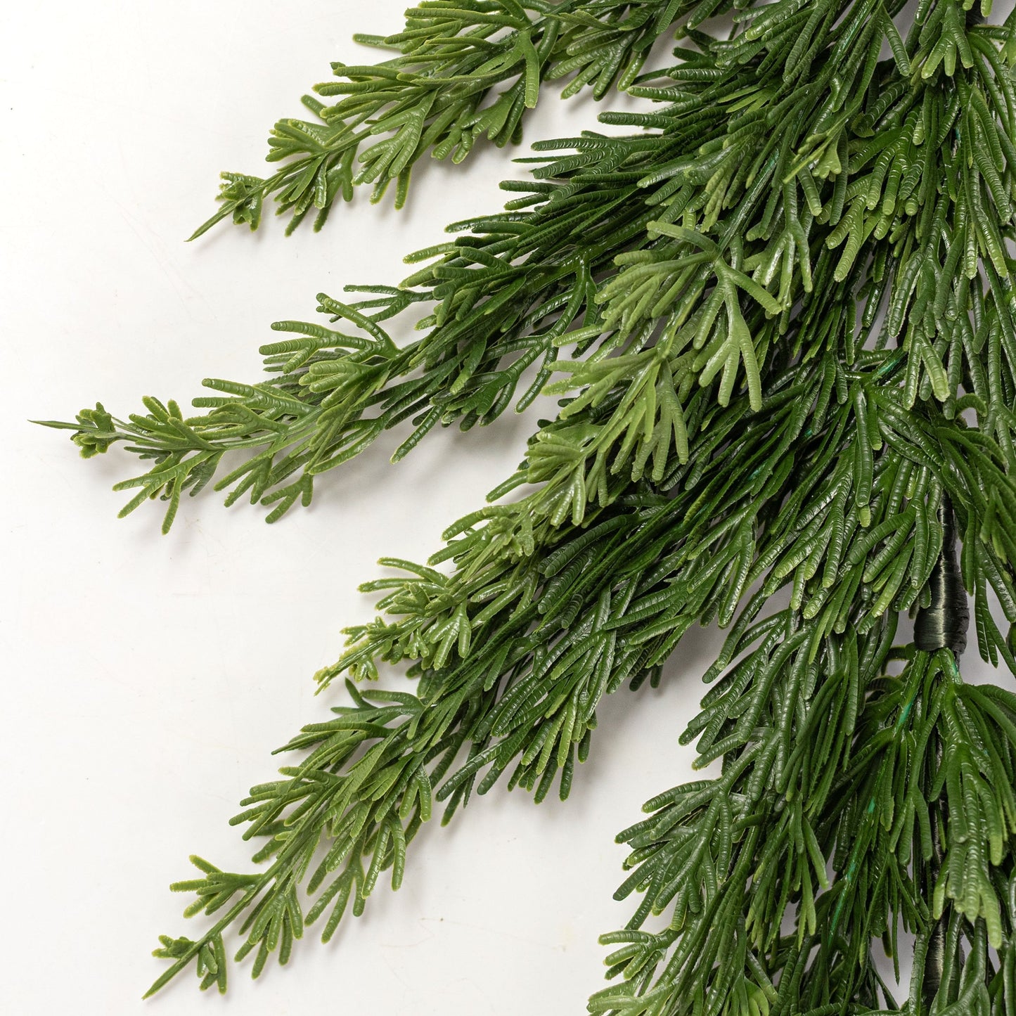 6' Soft Touch Cypress Garland: Evergreen detail photo 3