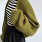 Knit Sweater with Shift Fit and Full Sleeve Coverage