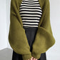 Knit Sweater with Shift Fit and Full Sleeve Coverage