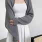 Knit Sweater with Shift Fit and Full Sleeve Coverage