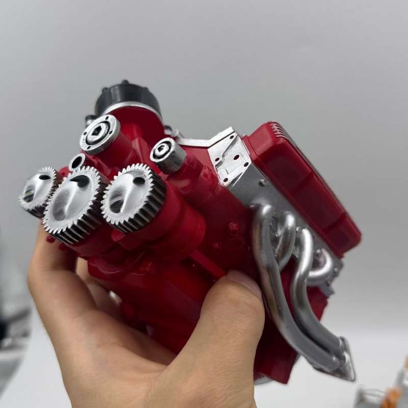 Working V8 Engine Model Kit with Ignition Module and Moving Pistons for RC All Vera Mart
