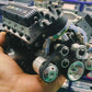 Working V8 Engine Model Kit with Ignition Module and Moving Pistons for RC All Vera Mart