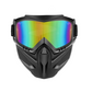 Full Face Protective Mask with Detachable Goggles and Anti-Fog Vents All Vera Mart