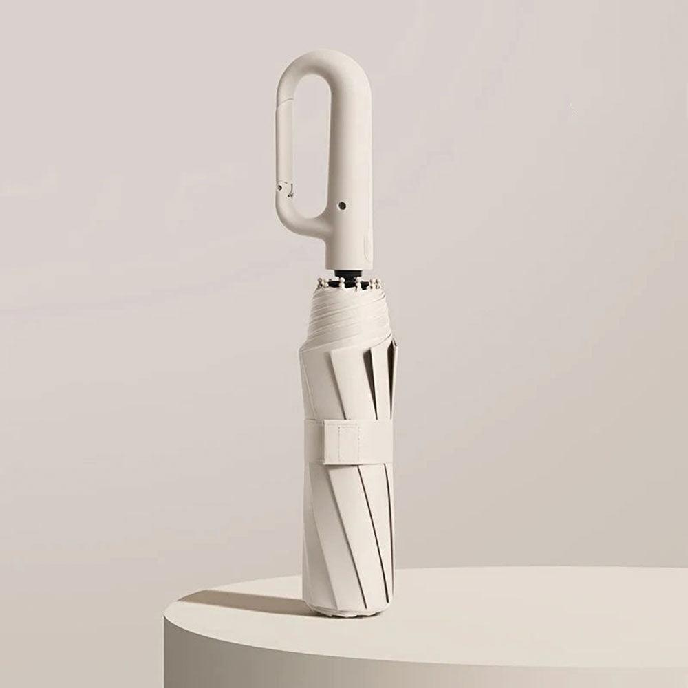 Compact Travel Umbrella with One-Touch Auto Open and Windproof Frame, Sun-Blocking Canopy