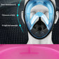 Full Face Snorkel Mask with Anti Fog Dual Breathing and 180° Panoramic View All Vera Mart