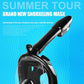Full Face Snorkel Mask with Anti Fog Dual Breathing and 180° Panoramic View All Vera Mart