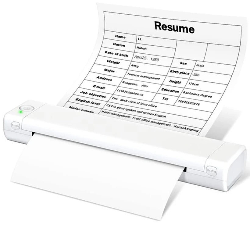 Wireless Thermal Printer for Letter Size Documents with Multi Device Connectivity