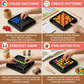 Marble Logic Puzzle with Color Sorting and Adjustable Challenge Levels
