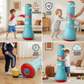 Inflatable Punching Bag for Kids with Water-Filled Base and Self-Righting Design
