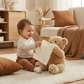 Interactive Plush Bear with Voice Responses and Gentle Movement for Toddlers