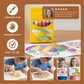 3D Popcorn Texture Crayons with Raised Drawing Effect and Washable Ink