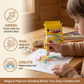 3D Popcorn Texture Crayons with Raised Drawing Effect and Washable Ink