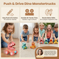 Dinosaur Push Truck with Rolling Wheels for Indoor and Outdoor Play