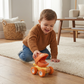 Dinosaur Push Truck with Rolling Wheels for Indoor and Outdoor Play