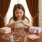 Bead Jewelry Making Set with Threading Strings and Metal Clasps