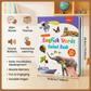 Interactive English Sound Book with 300 Plus Words and Real Photo Buttons for Children