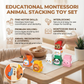 Animal Stacking Blocks with Nesting Design and Color Recognition for Toddler Development