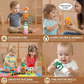 Animal Stacking Blocks with Nesting Design and Color Recognition for Toddler Development