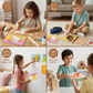 Peel and Stick Sticker Craft Activity Set with Animal and Vehicle Templates