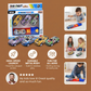 Launch Toy Cars with Button-Activated Catapult, 4 Die Cast Vehicles