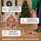Holiday Gingerbread Mini Golf Set with Putter and Ball