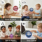 LED Glow Play Ball with Rechargeable Battery and Aerodynamic Flight Design