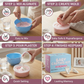 Newborn Hand and Footprint Kit with Ink Pad and Printing Paper, Decorating Supplies