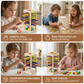 Wooden Stick Pulling Game with Colorful Sticks and Balls for Kids