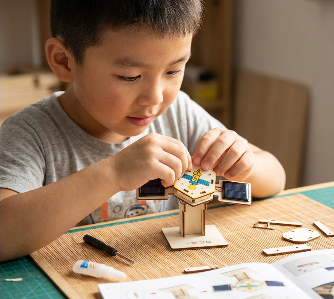 Building Set with Hydraulic Arm and Propeller Plane, Working Mechanics Models