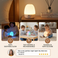 Touch Control LED Night Light with Adjustable Brightness and Silicone Design