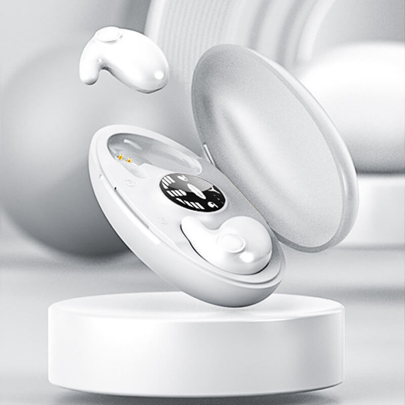 Sleep Earbuds with Flat Ergonomic Fit and Wireless 5.3 Connectivity, IPX5 Sweat Resistant
