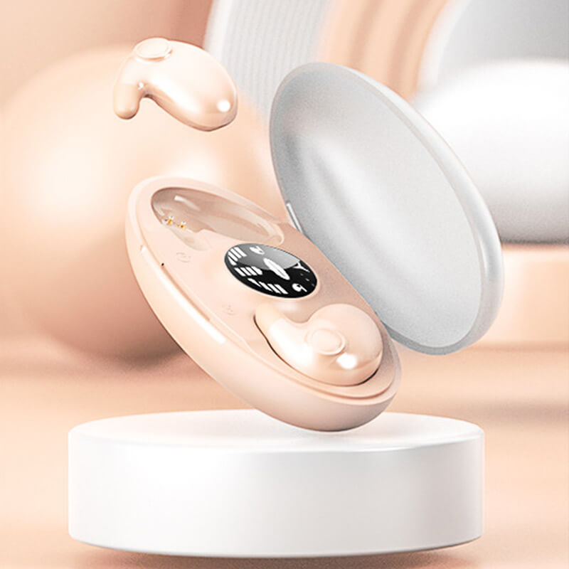 Sleep Earbuds with Flat Ergonomic Fit and Wireless 5.3 Connectivity, IPX5 Sweat Resistant