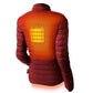Wolf Womens Heated Jacket (Final Sale) - rear view | Silarius