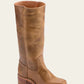 Comfortable mid-calf block heel boots for women, great for fall & winter footwear.