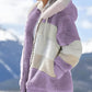 Women’s Contrasting Lamb Wool Padded Coat