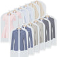 Hanging Garment Covers 24-Pack with Full Length Zipper and Anti-Dust Design, 3 Sizes