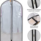 Hanging Garment Covers 24-Pack with Full Length Zipper and Anti-Dust Design, 3 Sizes