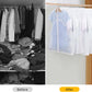 Hanging Garment Covers 24-Pack with Full Length Zipper and Anti-Dust Design, 3 Sizes