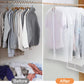 Hanging Garment Covers 24-Pack with Full Length Zipper and Anti-Dust Design, 3 Sizes